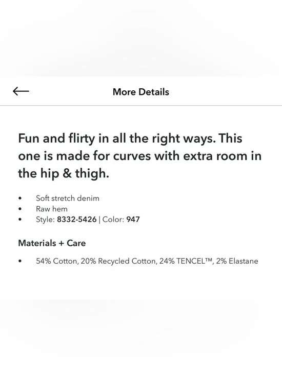 NWT American Eagle Curvy High Rise Mini Skirt Denim Size 4 Long 27W - Picture 8 of 11